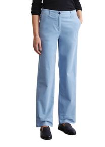 Marc O'Polo MARC O'POLO Damen Chinohose "aus Bio-Baumwoll-Mix", blau, casual, Gr. 34, unifarben, Obermaterial: 97% Baumwolle, 3% Elasthan; Futter: 97% Baumwolle,