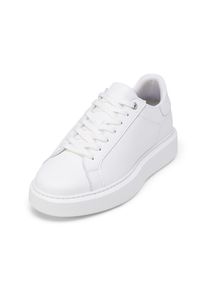Marc O'Polo MARC O'POLO Herren Sneaker "aus edlem Rindleder", Gr. 46, weiß, Obermaterial: 100% Leder (Rind), unifarben, casual, Schuhe