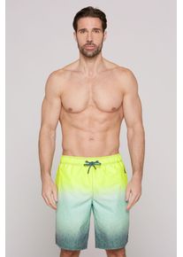 CAMP DAVID Herren Badeshortslime, mint, Gr. XXL, Polyamid, Polyester, Elasthan, Badehosen, mit Einschubtaschen