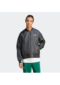 Herren Outdoorjacke "BRAND LOV BOM J", schwarz, sportlich, Gr. XXXL, adidas Sportswear, clean, Obermaterial: 100% Polyester, Jacken