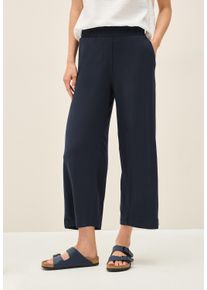 Cecil Damen Stoffhose, blau, casual, Gr. M, unifarben, Stoff, 95% Viskose, 5% Elasthan, Hosen, in Unifarbe