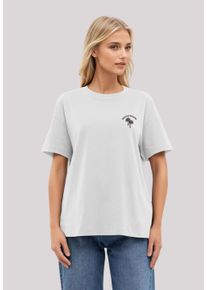 F4NT4STIC Damen T-Shirt "Beach Please Bestickt", weiß, casual, Gr. S, Obermaterial: 100% Baumwolle, Shirts, Premium Qualität