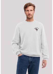 F4NT4STIC Herren Sweatshirt "Beach Please Bestickt", weiß, casual, Gr. XS, Obermaterial: 80% Baumwolle, 20% Polyester, Sweatshirts, Premium Qualität