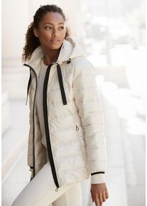 Lascana Steppjacke Cream Gr. 36 für Damen. Lässig Geschnitten