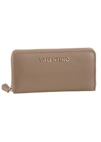 Valentino Handbags VALENTINO BAGS Geldbörse "DIVINA", grau, Lederimitat, modisch, Kleinlederwaren, Geldbeutel Portemonnaie Damenbörse