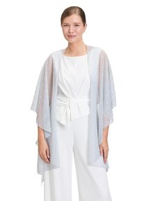 Vera Mont Damen Multifunktionstuch "Vera Mont Cape im Glitzer-Look", bunt, modisch, Polyester, Modetücher