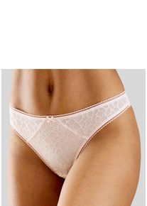 Lascana Damen String "Chiara", Gr. 40, rosa, Microtouch, Mesh, Obermaterial: 89% Polyamid, 11% Elasthan, Unterhosen, in graphischem Netz-Muster