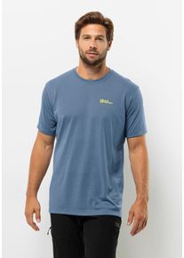 Jack Wolfskin Herren T-Shirt "VONNAN S/S T M", blau, Gr. XXL, 100% POLYESTER, Shirts