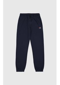 Champion Kinder Jogginghose, blau, sportlich, Gr. M, Obermaterial: 73% Baumwolle, 27% Polyester, Hosen, für Kinder