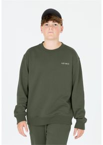 LES'ARCS Herren Sweatshirt "Deasach", grün, casual, Gr. 140, unifarben, 45% Polyester, 35% Baumwolle, 20% Polyester, Sweatshirts, mit stylischem
