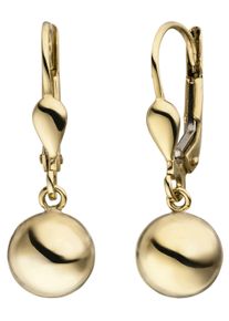 Jobo Damen Paar Ohrhänger "Kugel", Gelbgold 333, gold, Gelbgold 333, Ohrringe, 333 Gold