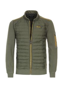 Casamoda Herren Sweatjacke "Casamoda Sweatjacke uni", grün, Gr. XXL, 95% Baumwolle, 5% Elasthan, Sweatjacken