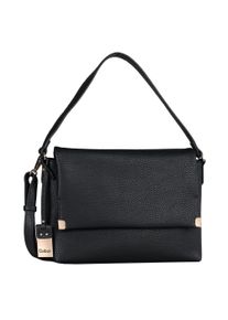 Gabor Damen Umhängetasche "Gela", schwarz, Polyurethan, clean, gepflegt, unifarben, Taschen, weiches Kunstleder mit elegantem Schultergurt aus edlem