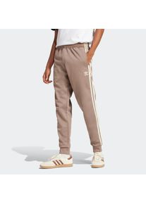 Herren Sporthose "SST TP", braun, sportlich, Gr. XXXL, adidas originals, Obermaterial: 70% Polyester, 30% Baumwolle, Hosen, Superstar, Retro Look,