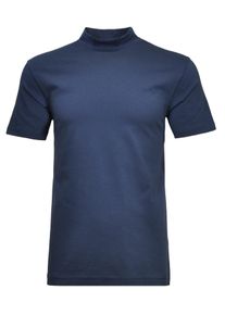 Ragman Herren Stehkragenshirt, blau, klassisch, Gr. S, Baumwolle, Shirts