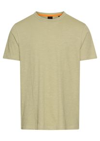BOSS Orange Herren T-Shirt "Tegood"open grün370, casual, Gr. XXXL, Single Jersey, Obermaterial: 100% Baumwolle, Shirts, mit Rundhalsausschnitt