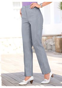 Classic Basics Damen Schlupfjeans, grau, Gr. 40, unifarben, 96% Baumwolle, 4% Elasthan, Jeans
