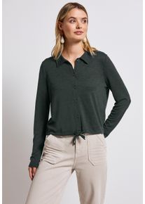 Street One Damen Cardiganpine grove grün, casual, Gr. 34, unifarben, Stoff, 80% Polyester, 20% Viskose, Strickjacken, mit Knopfleiste