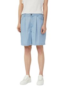 s.Oliver Damen Bermudas, blau, casual, Gr. 44, unifarben, Web, Obermaterial: 100% Lyocell, Hosen, aus weichem Lyocell