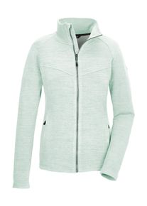 Killtec Damen Strickjacke "KOW 112 WMN FLX JCKT", grün, sportlich, Gr. 44, Oberstoff: 100% Polyester, Strickjacken, Powerstretchjacke, Melange Optik,