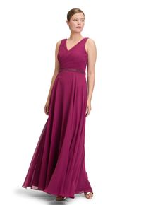 Vera Mont Damen Abendkleid "Vera Mont Abendkleid mit Plissee", rosa, festlich, Gr. 40, Chiffon, Obermaterial: 100% Polyester. Futter: 100%