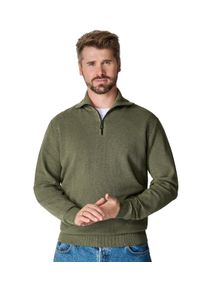 Casamoda Herren Troyer "Casamoda Troyer uni"335, dunkelgrün, Gr. XXXL, 90% Baumwolle, 10% Polyamid, Pullover
