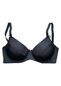 Nuance Damen Push-up-BH, Gr. 85, schwarz, Microtouch, Obermaterial: 90% Polyamid, 10% Elasthan, klassisch, BHs, mit Bügel und herausnehmbaren