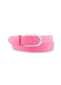 Bernd Götz BERND GÖTZ Damen Ledergürtel, pink, casual, Gr. 100, unifarben, Rindsleder, Gürtel, mit Schließe in Hufeisenoptik