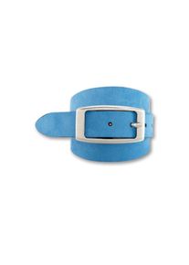 Bernd Götz BERND GÖTZ Damen Ledergürtel, blau, casual,feminin,klassisch, Gr. 80, unifarben, Leder, Gürtel, mit länglicher Schließe