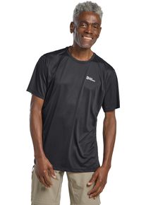 Jack Wolfskin Herren Funktionsshirt "TECH T M", grau, sportlich, Gr. S, Obermaterial: 100% Polyester, Shirts