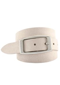 Bernd Götz BERND GÖTZ Damen Ledergürtel, beige, casual,feminin,klassisch, Gr. 110, unifarben, Leder, Gürtel, mit länglicher Schließe