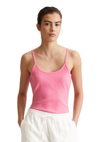 Marc O'Polo Damen T-Shirt "aus Rippjersey", pink, Gr. XXL, MARC O'POLO DENIM, unifarben, Obermaterial: 96% Baumwolle, 4% Elasthan, Shirts