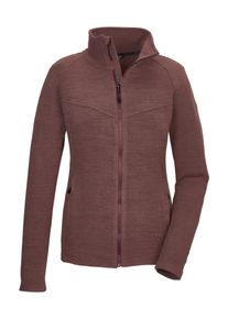 Killtec Damen Strickjacke "KOW 112 WMN FLX JCKT", rot, sportlich, Gr. 40, Oberstoff: 100% Polyester, Strickjacken, Powerstretchjacke, Melange Optik,