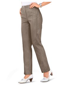 Classic Basics Damen Schlupfjeans, grau, Gr. 195, unifarben, 96% Baumwolle, 4% Elasthan, Jeans