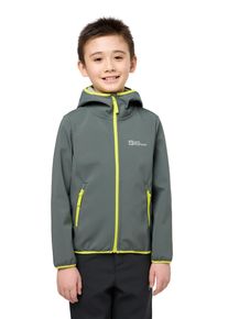 Jack Wolfskin Kinder Softshelljacke "FOURWINDS JACKET KIDS", grün, sportlich, Gr. 176, Softshell, Obermaterial: 100% Polyester. Futter: 100%