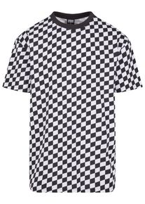 Urban Classics Herren T-Shirt "Urban Classics Herren Oversized Check Tee", schwarz, klassisch, Gr. S, kariert, 100% Baumwolle, Shirts