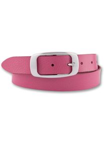 Bernd Götz BERND GÖTZ Damen Ledergürtel, pink, casual,modisch, Gr. 100, unifarben, Leder, Gürtel, mit rechteckiger Schließe