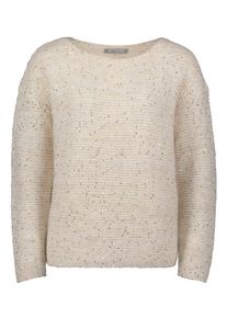 BETTY & CO BETTY & CO Damen Strickpullover "Betty & Co Strickpullover mit Pailletten", beige, feminin, Gr. 44, Strick, Obermaterial: 72% Polyester, 25%