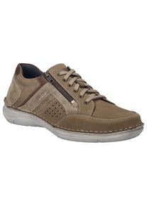 Josef Seibel Herren Schnürschuh "New Anvers 87", Gr. 47sand, kombi, Leder, casual, Schuhe, Komfortschuh, Bequemschuh, Freizeitschuh in extraweiter