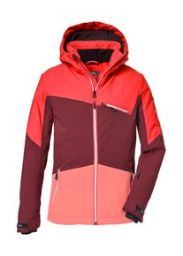 Killtec Kinder Skijacke "KSW 182 GRLS SKI JCKT", rot, sportlich, Gr. 116, Oberstoff: 100% Polyester, Futter: 100% Polyester, Wattierung: 100%