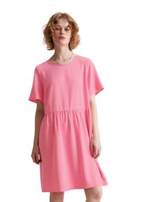 Marc O'Polo Damen Minikleid "aus TENCEL Lyocell", pink, Gr. XL, MARC O'POLO DENIM, unifarben, Obermaterial: 100% Lyocell, Kleider