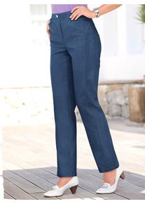 Classic Basics Damen Schlupfjeans, blau, Gr. 19, unifarben, 98% Baumwolle, 2% Elasthan, Jeans