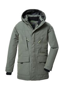 Killtec Kinder Parka "KOW 378 BYS PRK", grün, sportlich, Gr. 176, Oberstoff: 88% Polyester, 12% Baumwolle, Futter: 100% Polyester, Wattierung: 100%