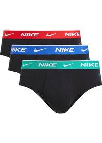 NIKE UNDERWEAR Herren Slip "BRIEF 3PK", Gr. XL3er sortiert, Jersey, Obermaterial: 95% Baumwolle, 5% Elasthan, Unterhosen, mit Logo-Elastikbund