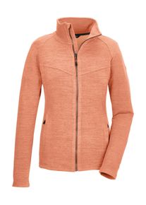 Killtec Damen Strickjacke "KOW 112 WMN FLX JCKT", rot, sportlich, Gr. 46, Oberstoff: 100% Polyester, Strickjacken, Powerstretchjacke, Melange Optik,