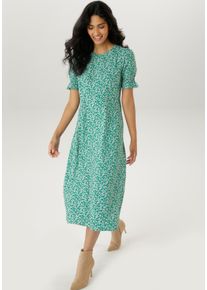 Damen Sommerkleid, bunt, casual, Gr. 40, Aniston SELECTED, geblümt, Web, Obermaterial: 100% Viskose, Kleider, mit Blümchendruck
