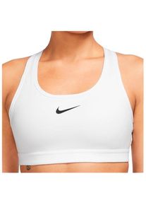 Sport-BH Nike Dri-Fit Swoosh Medium Support Bra Damen (Gr XS |weiß)