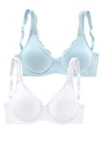 Petite Fleur T-Shirt-BH blau Gr. 100B. Mit Bügel. Nachhaltig.