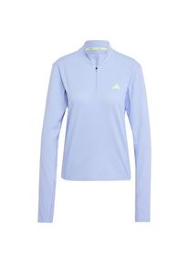 Adidas Adizero 1/4 Zip Laufshirt Damen (Gr XL |lila/blau)