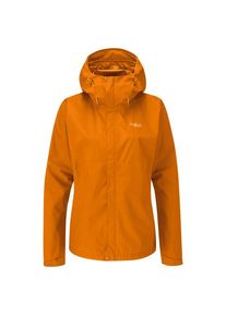 Rab Downpour Eco Jacket Regenjacke Women (Größe 8 |orange |wasserdicht)